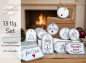 Preview: Weihnachtliche Geschenkeanhänger - ITH-Stickdatei